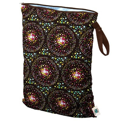 Planet Wise Wet Diaper Bag, Black, Small