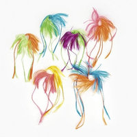 TwoTone Neon Hair Braid Extensions (1 dz)