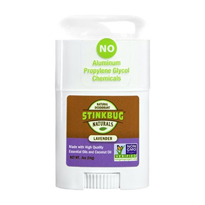 Stinkbug Naturals All Natural Deodorant, Lavender, 0.5 Ounce