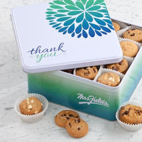 Mrs. Fields Thank You Tin with 96 Nibblers Bite Sized Cookies