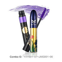 Creazy 2 in 1 Makeup Set Eye liner Mascara Color Liquid Eyeliner Thick Eyelash Curling (G)