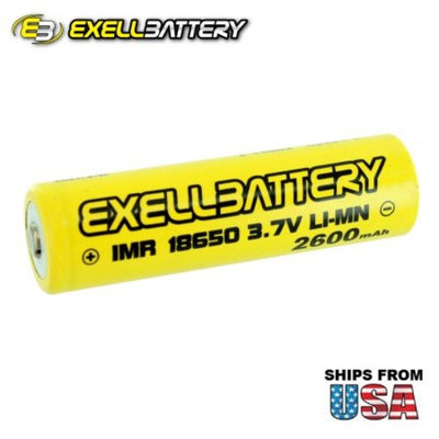 6pc IMR 18650 3.7V LiMN 2600mAh Rechargeable Button Top Battery FAST SHIP