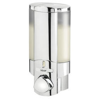 Aviva Single Dispenser for Shampoo, Conditioner, Soap or Lotion, Chrome