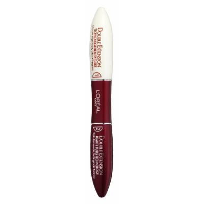 L'Oreal Paris Double Extension Beauty Tubes Mascara, Black / Black