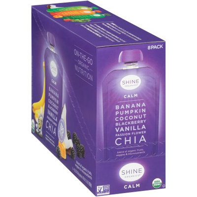 Nurture, Inc. Shine Organicsâ ¢ Calm Fruit & Vegetable Blend 8-4.22 oz. Pouches