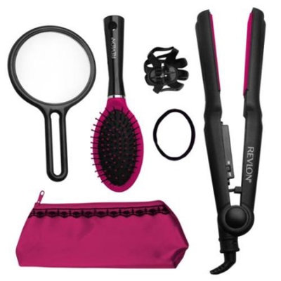 Revlon RVST2152PK1 Sleek & Shine 1 Inch Straightener Gift Set