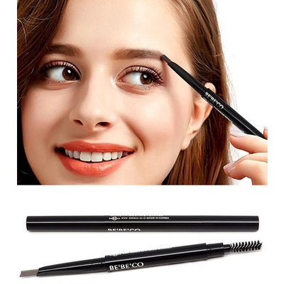 Waterproof Smudgeproof Longlasting Eyebrow Pencil Brow Liner Cruelty Free Sweatproof Drawing Eye Brow with Brush for Girls Women Novice