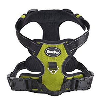 EXPAWLORER Best No-Pull Dog Harness. 3M Reflective Outdoor Adventure Pet Vest with Handle. 7 Stylish Colors and 5 Sizes
