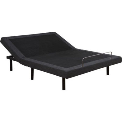 Modern Sleep Adjustable Comfort Upholstered Adjustable Bed Base with Massage, Ergonomic, Wireless Remote, Three Leg Heights, and USB Ports, Multiple Sizes