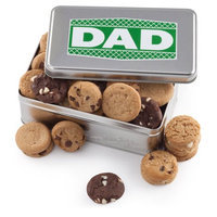 Mrs. Fields Father's Day Nibblers Bite-Sized Cookie Tin, 28ct