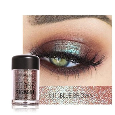 DZT1968 Focallure 12 Colors Eye Shadow Makeup Pearl Metallic Eyeshadow Palette Makeup Tools 48X27mm