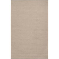 7.5' x 9.5' Rogue Love Moonlight Taupe Wool Area Throw Rug