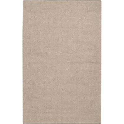 7.5' x 9.5' Rogue Love Moonlight Taupe Wool Area Throw Rug