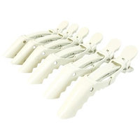 Strands Color Strands Super Grip Clips White (6 pcs) - Pack of 5