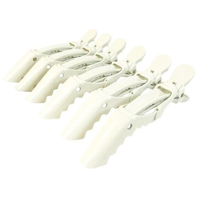 Strands Color Strands Super Grip Clips White (6 pcs) - Pack of 5