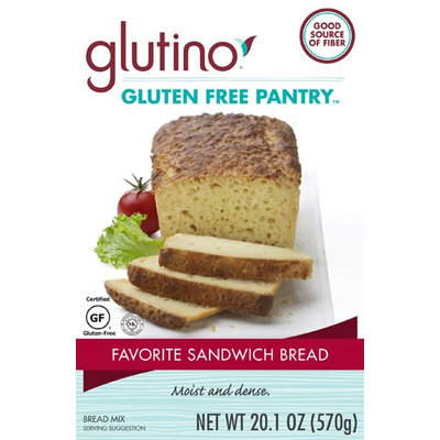 Glutino Gluten Free Pantry Favorite Sandwich Bread Mix - 20.1 oz pack of 6