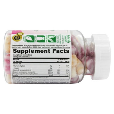 Nutrition Now Rhino Swirl Calci Bears, 60 Ct