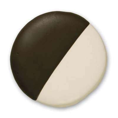 Decorated Sugar Cookies - Black and White Cookie - by Merlino Baking (Pack of 12)