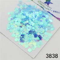 3838 Glitter Ice Blue Series Nail Body Art Eye Shadow Iridescent