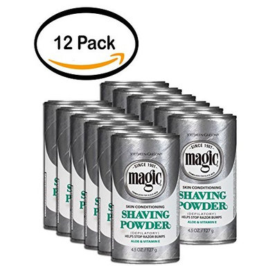 PACK OF 12 - SoftSheen-Carson Magic Skin Conditioning Shaving Powder