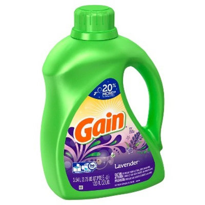 Gain HEC Lavender Liquid Laundry Detergent, 120 oz/77 loads