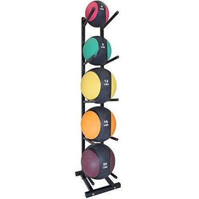 Blackbeltshop Titan Fitness Adjustable 5 Medicine Ball Steel Storage Tree Strength Training