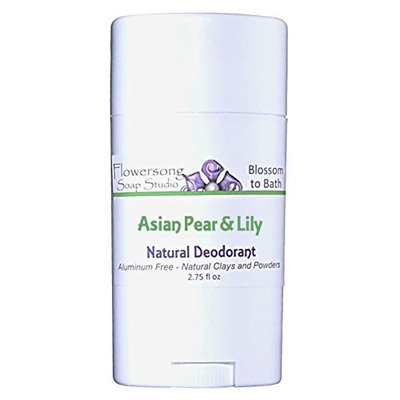 Flowersong Asian Pear & Lily Natural Deodorant - Aluminum Free