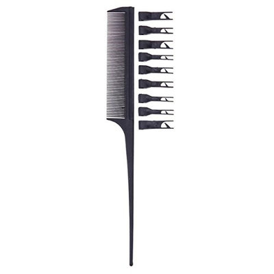 1 Set Combs Hair Brush Hairdressing Double Side Dye Comb Anti Static Drying Tinting Color Styling Tools Combo Pocket Long Round Handle Holder Magnificent Popular Beard Natural Kids Travel Kit