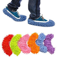 Kolylong Multi Function Mop House Clean Shoe Cover Floor Dust Cleaning Shoes Slipper