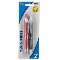 Home Essentials & Beyond Inc Fat Ergonomic Retractable Ball Point Pens (Lot of 24) (Pack of 24)