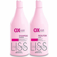 Ox Hair Brazilian Progressive Brush Progress Liss Kit 2 x 1000ml