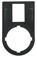 EATON M22S-ST-X Legend Plate, Rectangular, Black