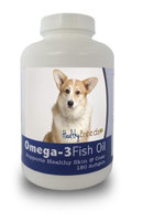 Healthy Breeds 840235141211 Cardigan Welsh Corgi Omega-3 Fish Oil Softgels 180 Count