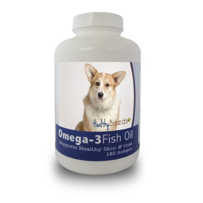 Healthy Breeds 840235141211 Cardigan Welsh Corgi Omega-3 Fish Oil Softgels 180 Count
