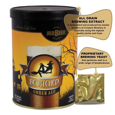 Mr. Beer 40-20943-00 Bewitched Amber Ale Craft Beer Making Kit