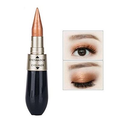 Double-end Waterproof Liquid Eyeshadow Eyeliner Combination Easy to Wear Makeup