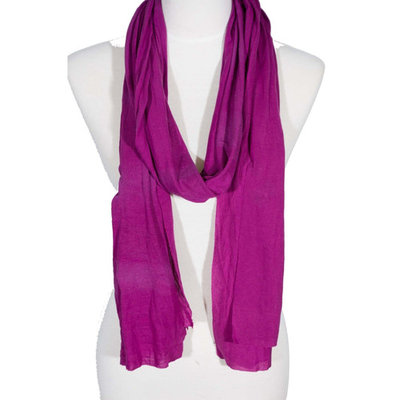 Zodaca Women Ladies Fashion Lightweight Soft Plain Solid Color Casual Scarf One Size