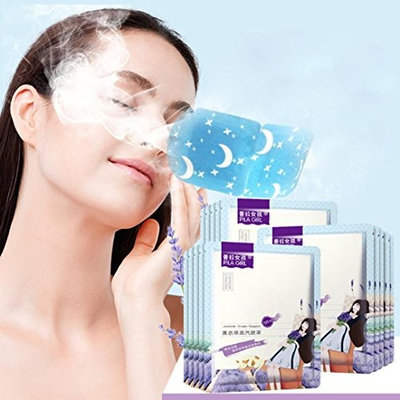 Baomabao Lavender Effective Relieve Eye Fatigue Steam Hot Warm Eye Mask Eye Goggles