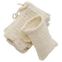 Buorsa Pack of 10 Exfoliating Natural Sisal Soap Bag Pouch Soap Saver
