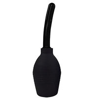 Catata Medical Silicone Enema Bulb Syringe Aginal and Anal Douche for Men and Women Capacity 310ml /10.59oz (Black)