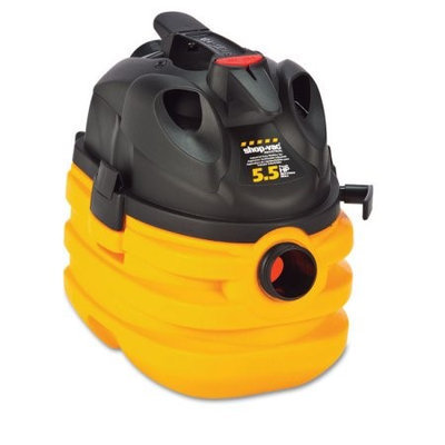 Shop Vac Shop-Vac Heavy-Duty Portable Wet/Dry Vacuum, 5 gal Capacity, 17lb, Black/Yellow