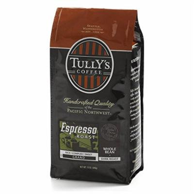 Tully's Espresso Roast, Whole Bean, 12oz. Bag