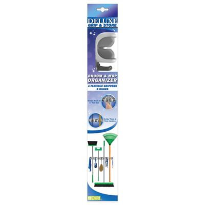 Deluxe Grip & Store Broom and Mop Organizer