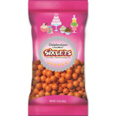 Sweetworks Orange Sixlets Candy
