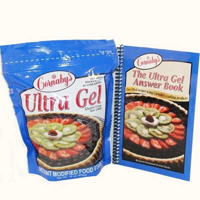 Cornaby's E-Z Gel (New Name Same Ingredients) Starter Kit: Includes Cookbook and E-Z Gel Instant Food Thickener for Cooking and Canning, 16 oz