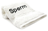 Sperm Embroid Towel