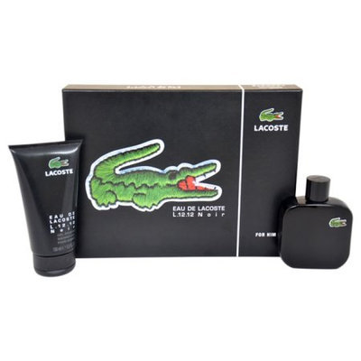Eau de Lacoste Noir Cologne Gift Set-Value $92