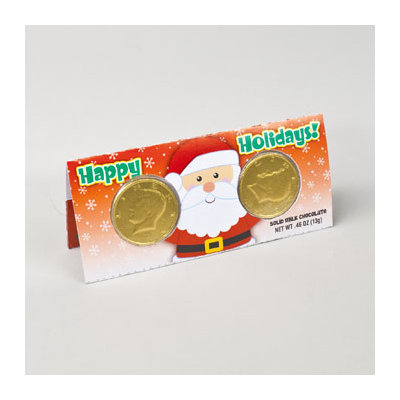 Dollaritemdirect CANDY HOLIDAY CASH CARD .46 OZ MILK CHOCOLATE IN COUNTER DSPL, Case Pack of 48