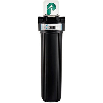 Pelican Water 1 Stage Whole House Water Filtration System, Black & White