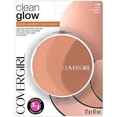 (Pack 3) Covergirl Clean Glow Bronzer, Spices 120 by COVERGIRL: Beauty